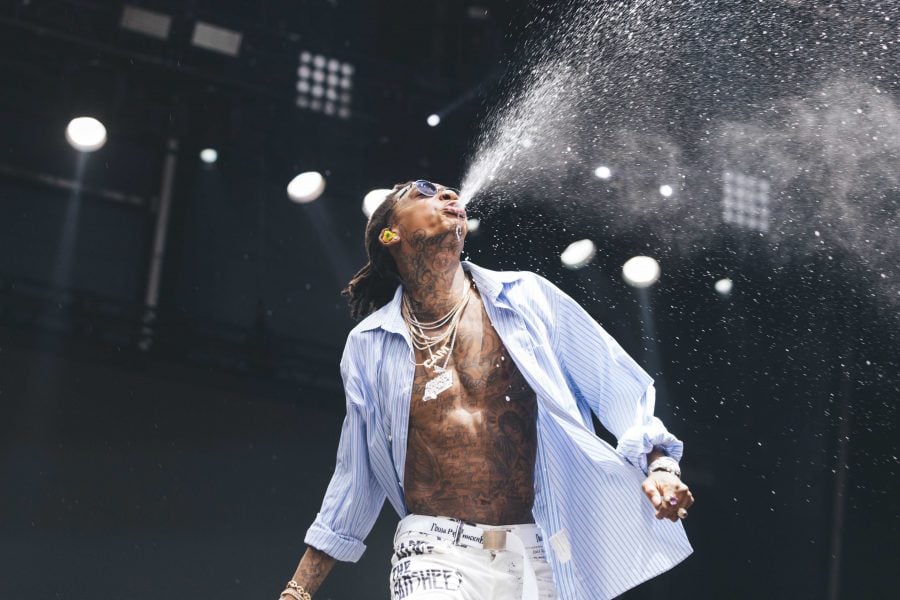 Wiz Khalifa performed at Chicagos four-day annual music festival on Thursday.