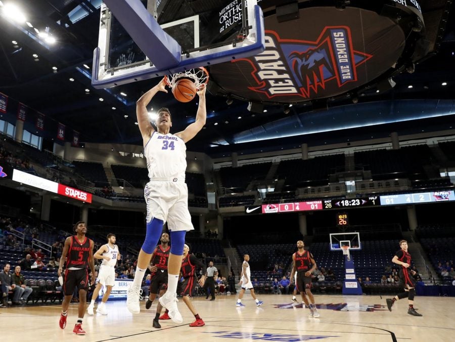 Marin Maric is averaging 13.6 PPG and 6.1 RPG.
(Photo Courtesy of DePaul Athletics)