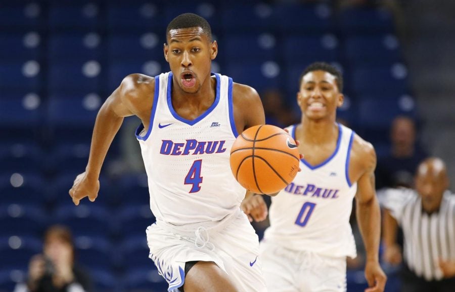 Brandon Cyrus averaged 7.2 points this past season in his second year with the program. 
(Photo courtesy of DePaul Athletics)