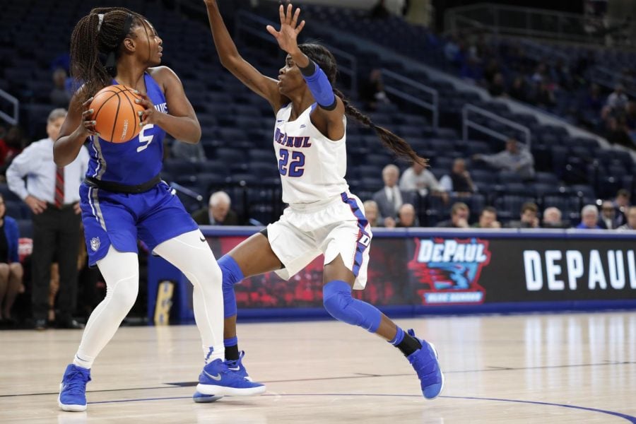 Sophomore forward Chante Stonewall has back-to-back double-doubles (Photo Courtesy of DePaul Athletics)