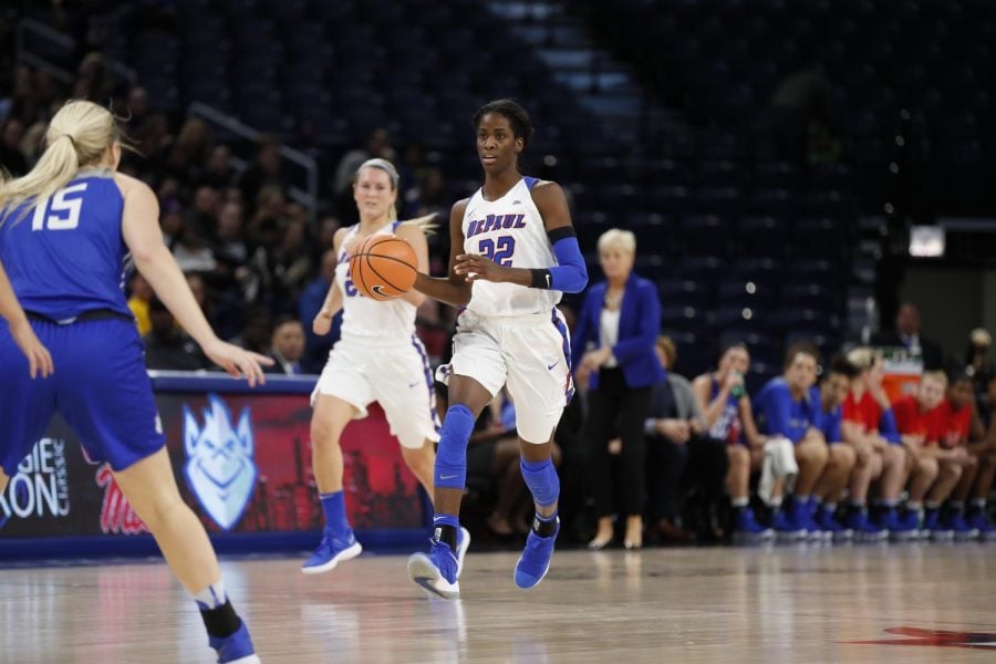 Sophomore+forward+Chante+Stonewall+finished+with+16+points+and+six+rebounds+in+a+key+DePaul+road+win+%28Photo+Courtesy+of+DePaul+Athletics%29