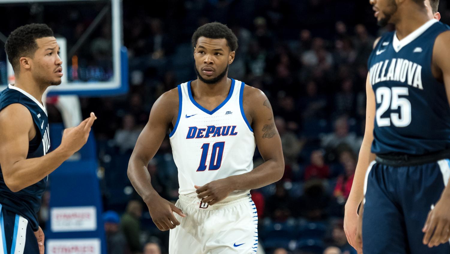 Tre'Darius McCallum received a technical after slamming the ball into the court in an outburst of frustration Monday night at Marquette.
(Konrad Markowski)