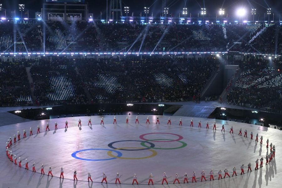 Performers take part in the opening ceremony of the 2018 Winter Olympics on Friday, Feb. 9 in Pyeongchang, South Korea.

Christof Stache | Pool photo via AP