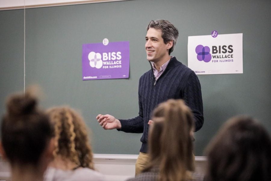 Biss at DePaul: Democratic candidate for governor holds town hall