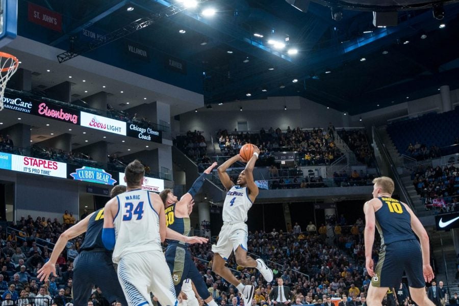 DePaul’s previous two home losses came by a combined two points prior to beating Marquette on Saturday for DePaul’s  annual Blue Demon Week game.
 
(Mason Rippel | The DePaulia)