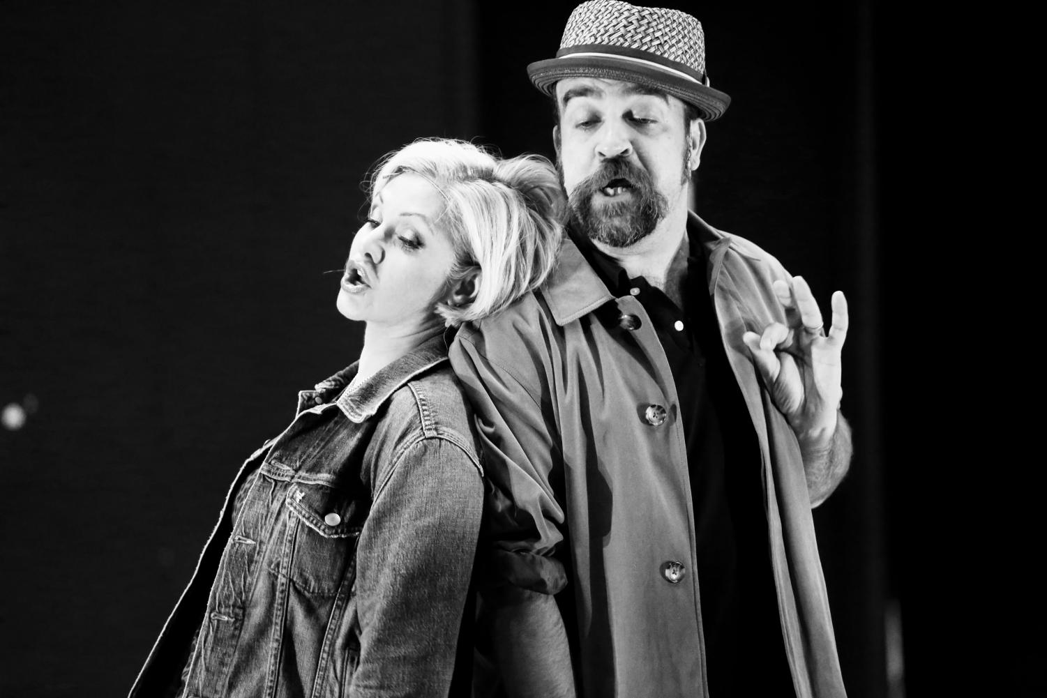 Orfeh and cast member Eric Anderson at