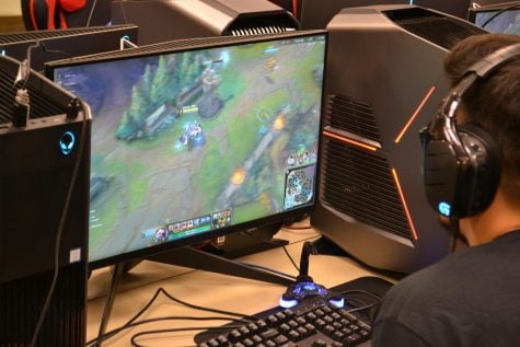 FILE-An esports player’s screen during a “League of Legends” match. 