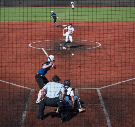 Blue Demons slide by UIC Flames 3-1