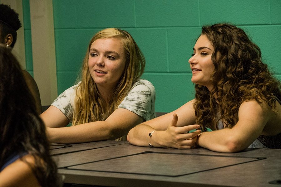 Emily Robinson and Elsie Fisher in Eighth Grade.