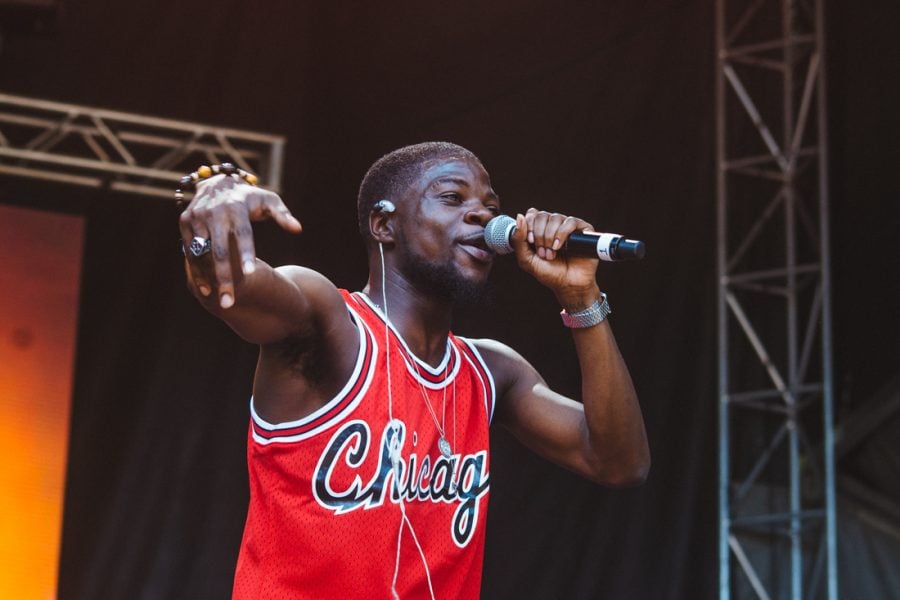 DePaul student and local artist Femdot preforms at Lollapalooza. (Callie Craig / The DePaulia)