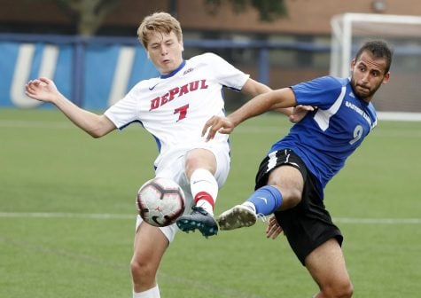DePaul rebounds from loss to Oakland with shutout win