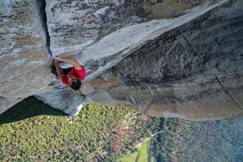 One man. One mountain. No rope.
