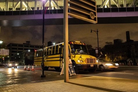 DePaul students take advantage of Wintrust shuttle
