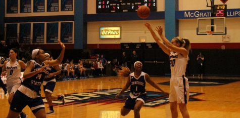 DePaul wins fourth straight as Doug Bruno coaches following surgery