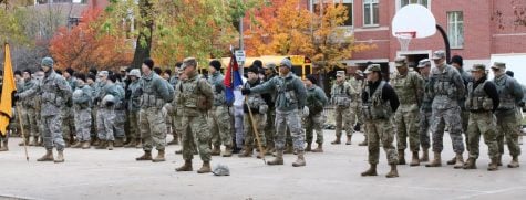 Cadets on campus