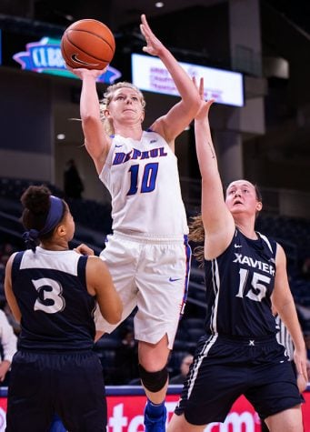 DePaul blows by Xavier 81-48 for 20th win of the season