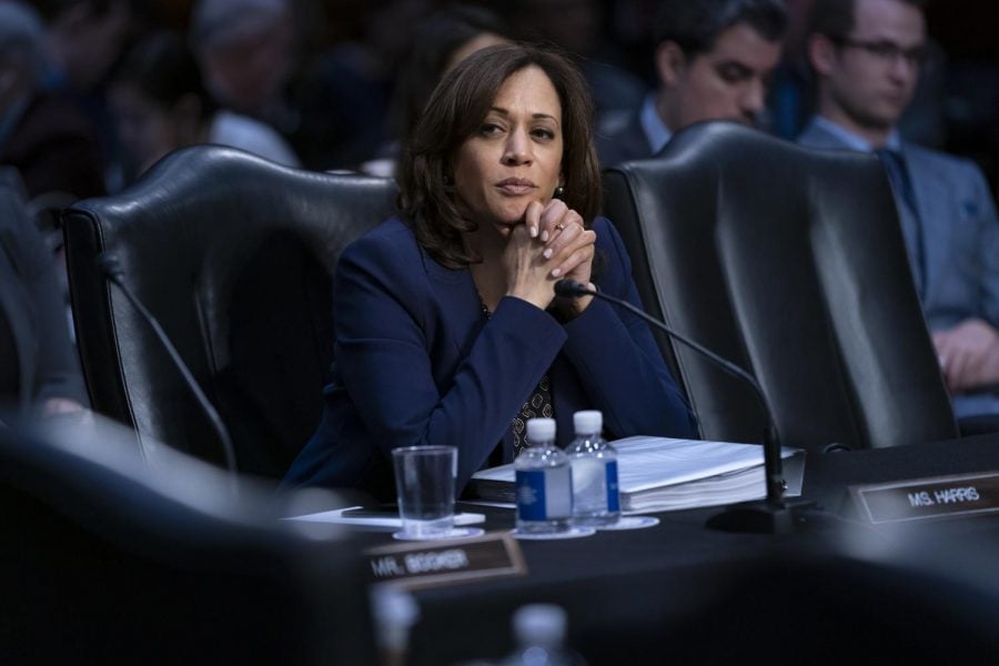 Sen. Kamala Harris on Capitol Hill on Feb. 7, 2019. 