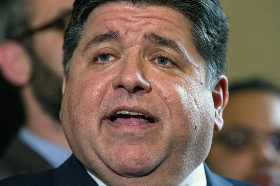In this Feb. 7, 2019, file photo, Illinois Gov. JB Pritzker answers questions during a news conference in the governors office at the state Capitol in Springfield, Ill. Pritzker says he has no concerns at all about a media report that federal authorities are investigating a property tax break he got by taking toilets out of a Chicago mansion he owns. The billionaire told reporters Wednesday, April 24, 2019 hes certain that any review would show all the rules were followed in the tax appeal.