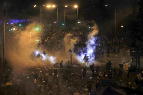 Hong Kong police clear protesters from legislature building
