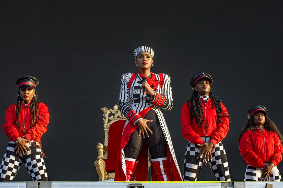 Janelle Monae performs on day two of Lollapalooza in Grant Park on Friday, Aug. 2, 2019, in Chicago. 