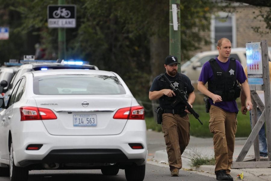 Police+search+for+a+suspect+that+shot+a+Chicago+Police+Department+officer%2C+near+63rd+and+Damen%2C+Saturday%2C+Sept.+21%2C+2019.+The+shooting+happened+around+8%3A40+a.m.+