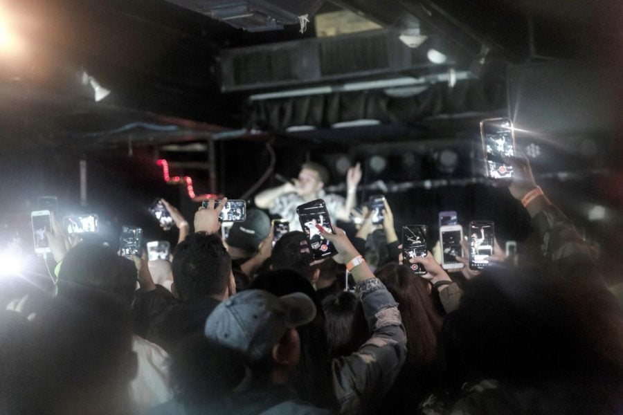 The crowd for Phora’s show at Subterranean filled the room on Sept. 22 and held their iPhones up high, recording while cheering for the lead singer, Marco Anthony Archer. 