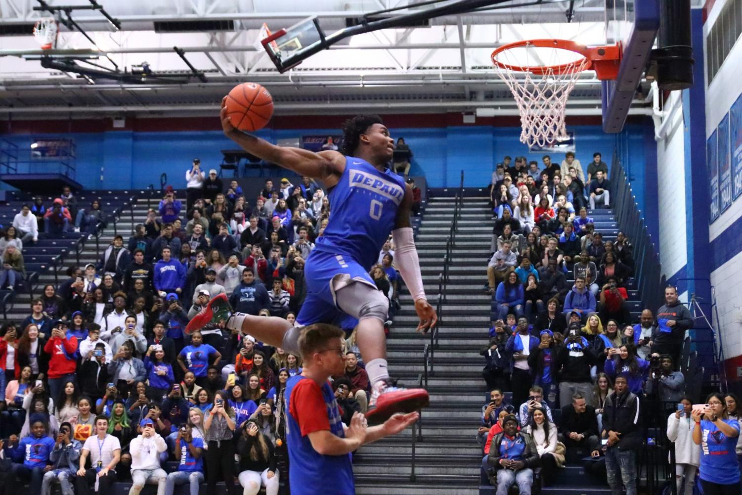 DePaul+basketball+soars+into+2019-20+season+with+blue+madness