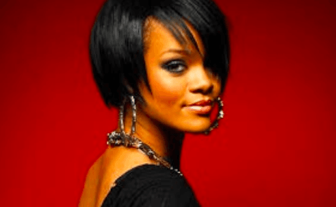 Rihanna's hairstyle.