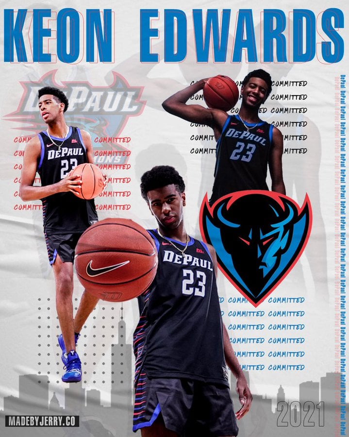 2021+four-star+recruit+Keon+Edwards+verbally+committed+to+DePaul+on+Monday.