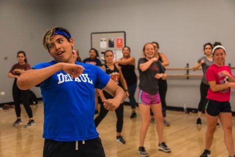 DePaul group fitness classes offer a more comfortable environment to work out