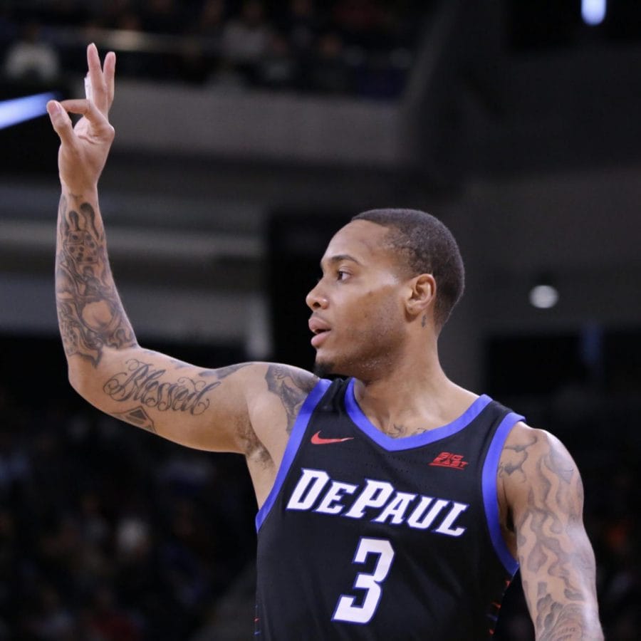 DePaul junior guard Devin Gage is leaving the program at the end of the season.