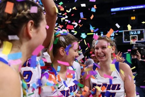 DePaul triumphs over Marquette to win third straight conference crown