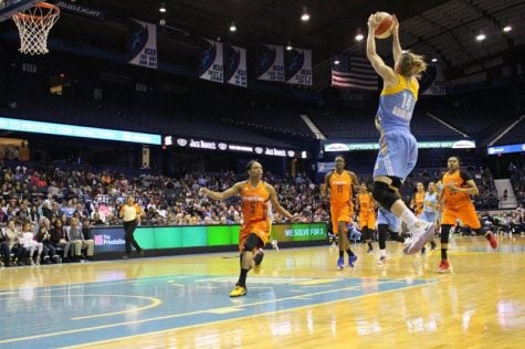 Allie Quigley, a former DePaul women's basketball player from 2004-08, signed a multi-year contract extension with the Chicago Sky on Feb. 19.