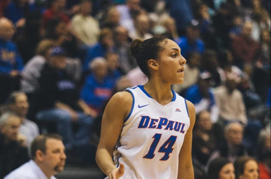 Former DePaul womens basketball player Jessica January signed a training camp contract with the Indiana Fever on March 19.