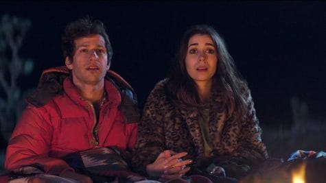 Andy Samberg and Cristin Milioti star in