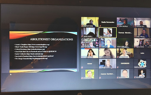 The Sept. 8 Racism Teach In featured various presentations from faculty members via Zoom. 