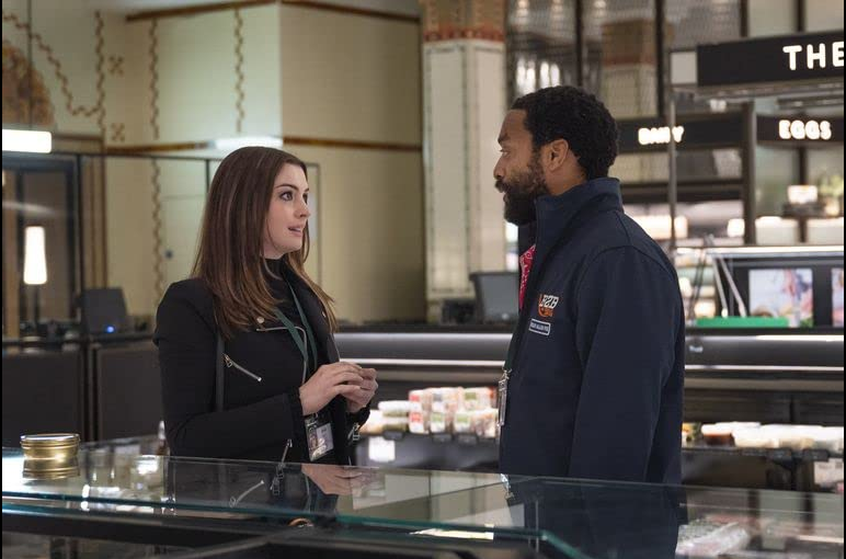 Anne Hathaway and Chiwetel Ejiofor star in a Covid-19 set heist movie.
