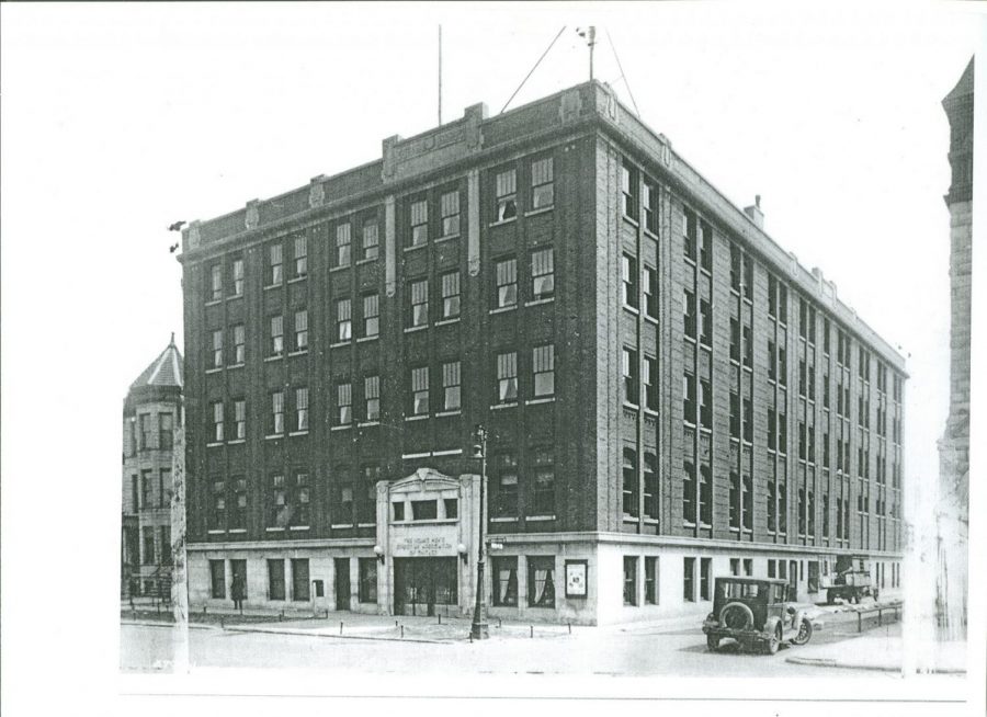 A streetview of the old YMCA building.