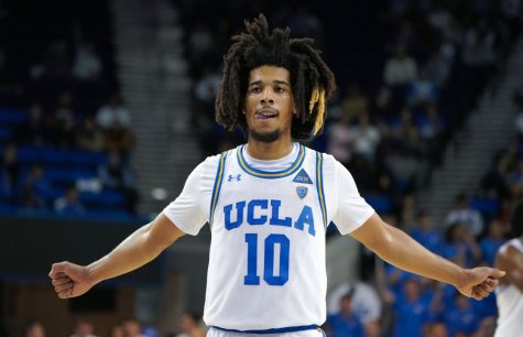 UCLA Bruins guard Tyger Campbell #10 in Westwood on Wednesday, Nov. 6, 2019. (Photo by Scott Varley, Daily Breeze/SCNG)
