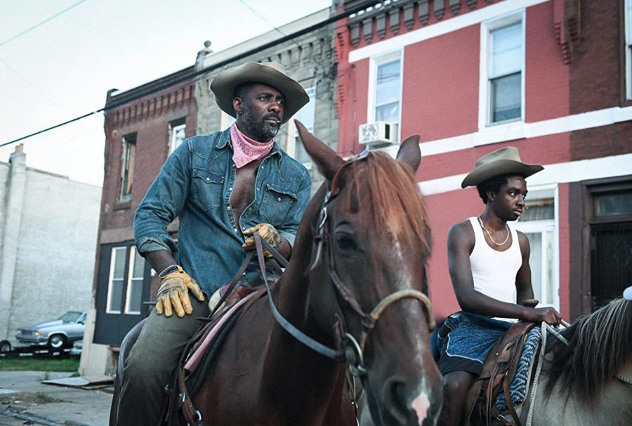 Idris Elba and Caleb McLaughlin star as a father-son duo in "Concrete Cowboy," based off of the book "Ghetto Cowboy" by Greg Neri.