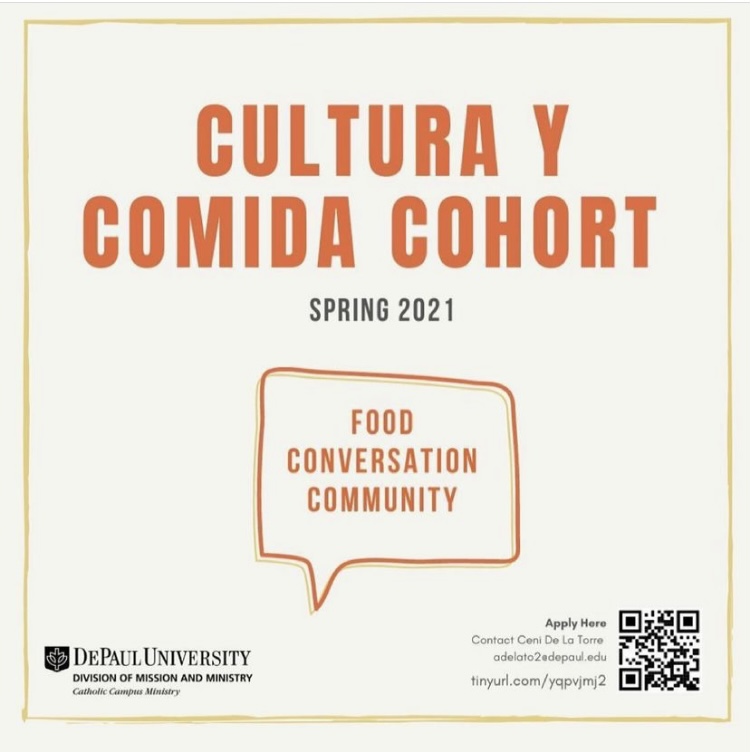 El Departamento de Misión y Ministerio de la Universidad DePaul ha lanzado una nueva iniciativa que promueve la cultura latina; permitiendo estudiantes probar nuevas comidas y leer literaturas latina. 
