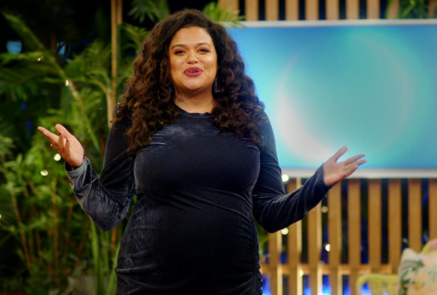 Still of Michelle Buteau, host of The Circle.