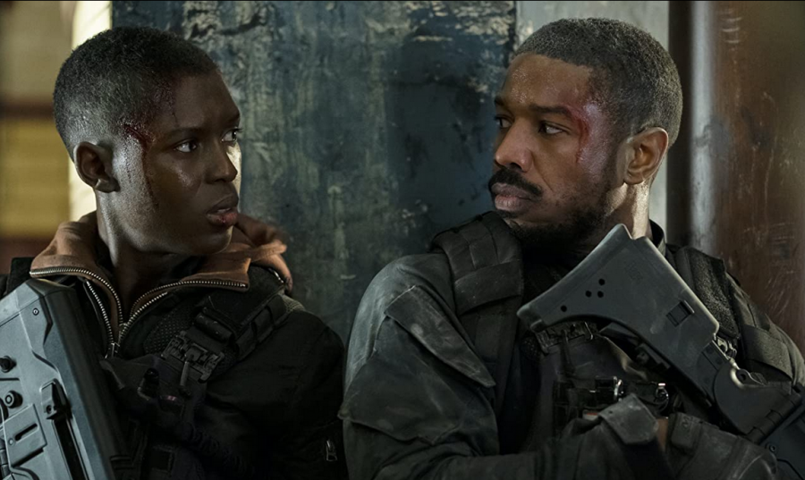 Michael B. Jordan and Jodie Turner-Smith in Without Remorse written by Taylor Sheridan.