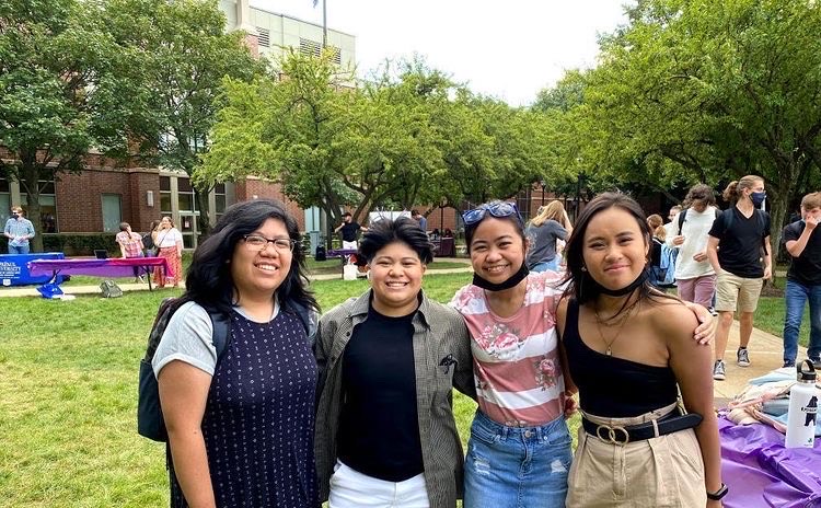 Gertrude Palillo (far left) pictured with her Kalahi Pamilya members at the Involvement Fair. Photo courtesy of Gertrude Pallilo