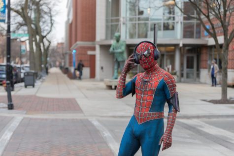 DePaul’s campus Spider-Man spoke about why he put on the mask