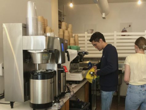 “I love what I’m doing,” Luis Zurias, owner of Olor Coffee Bar, 1013 W. Webster Ave, said. “You probably see, I work every single day. I wake up at 5 a.m. and I go to bed by nine to ten p.m. every single day. I just sleep seven eight hours, cook my own food. But I love what I do. I’m sacrificing now.”