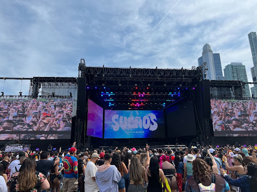 The Suenos stage in Grant Park. 