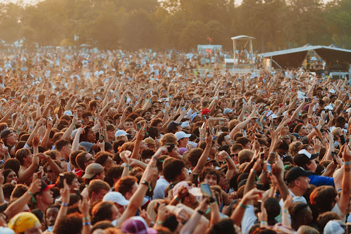 Festival goers enjoy Summer Smash in 2021 which was hosted at Douglass Park in Chicago.