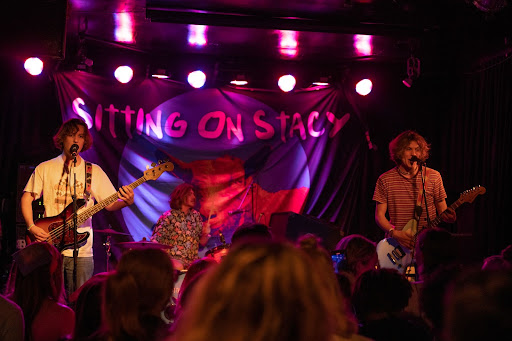 From left to right, Kyle Hart, Trevor Smith and Hoyt Yeatman are pictured jamming at Beat Kitchen on their Chicago stop of their first national tour.