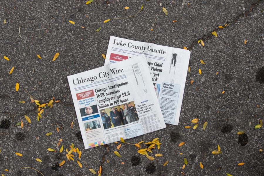 Conservative-funded propaganda, disguised as local newspapers, circulate the Chicagoland area delivered to unsuspecting Illinois voters homes.